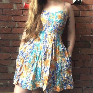 Free People Colorful Dress